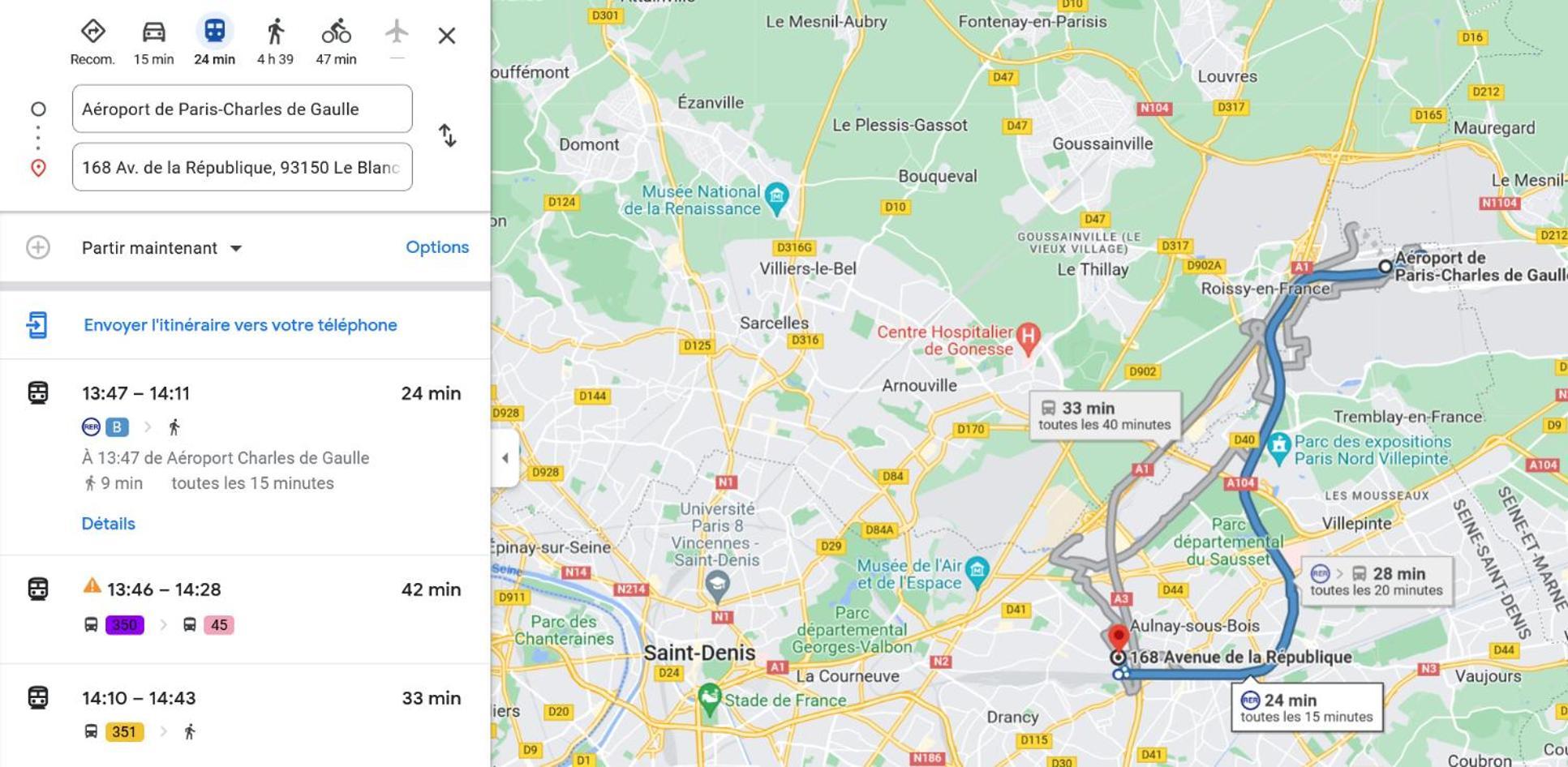 Appartement Cosy Proche Stade De France - Jo Paris 2024 Le Blanc-Mesnil Eksteriør bilde